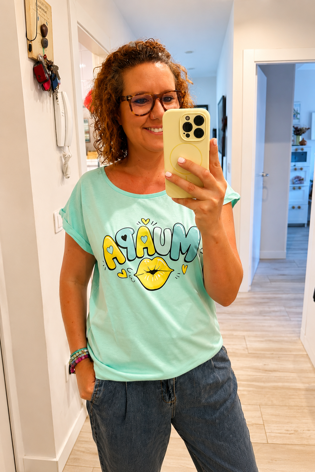 Camiseta Muapa Barco Mint