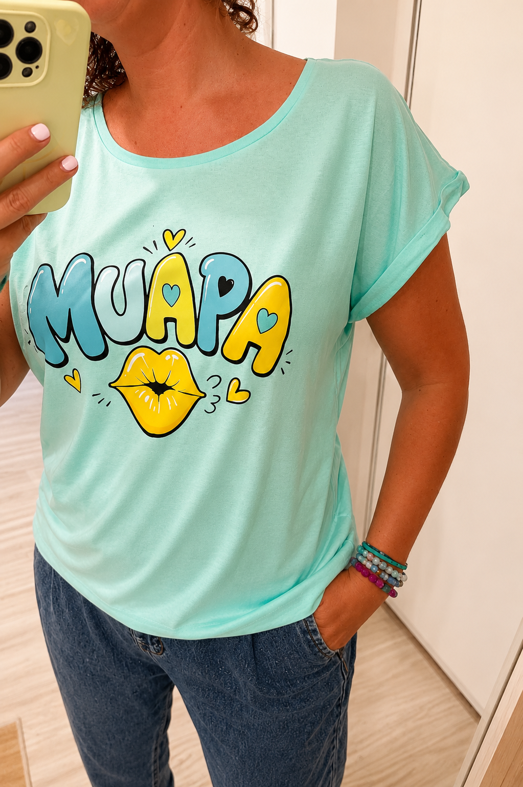 Camiseta Muapa Barco Mint